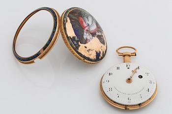 POCKET WATCH, Chevaler et Compagnie, turn of the century 1800, 52 mm.