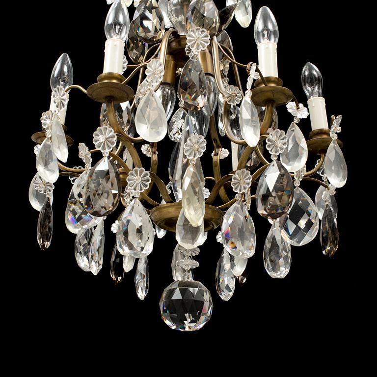 A mid 20th Century baroque style chandelier.