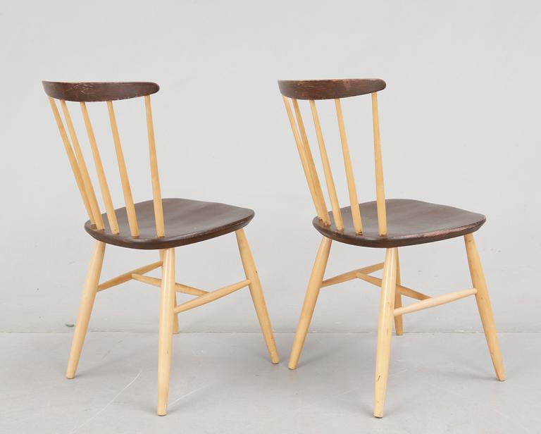 PINNSTOLAR, ett par, Nässjö, omkring 1900-talets mitt.