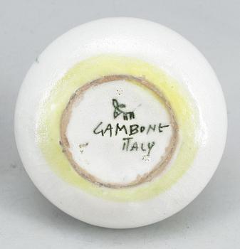 PARTI KERAMIK, 3 delar, Guido Gambone, Italien, omkring 1900-talets mitt.