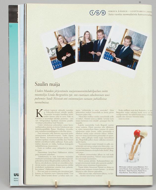 TALMANSKLUBBA, miniatyr, design Linda Bergroth, 2007.