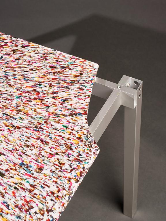 Fredrik Paulsen, a unique table, "Desk One, Broken Smiles", JOY, 2024.