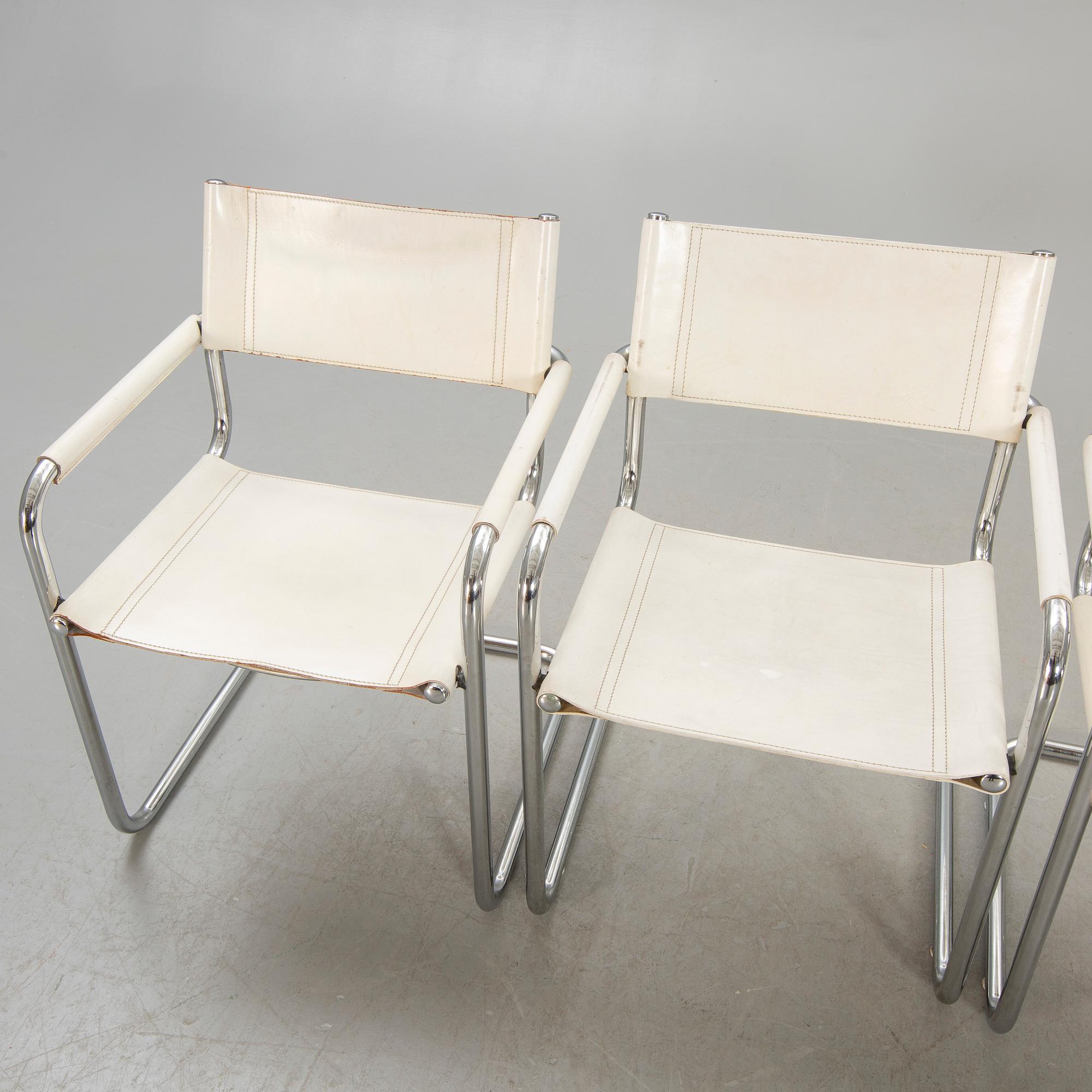 Mart Stam,  karmstolar 4 st "Cantilever", Jox Interni 1990-tal.
