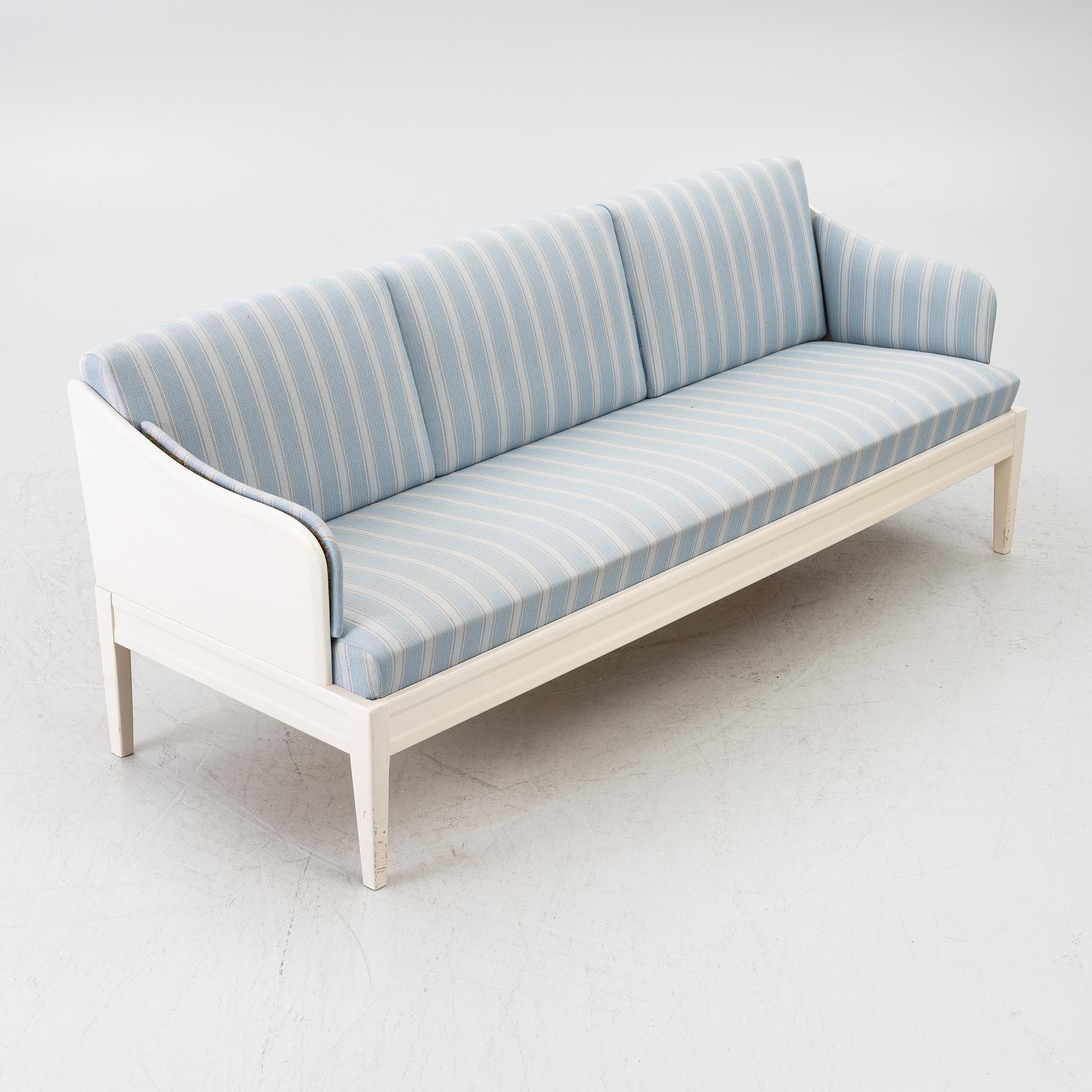 Carl Malmsten, A 'Gustavus' sofa, second half of the 20th century.