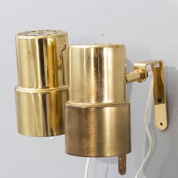 HANS-AGNE JAKOBSSON, a pail of wall lamps, "Nicke", second half of the 20th century.