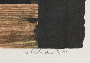 Philip von Schantz, lithograph in colours, 1980, signed 129/190.