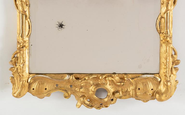 A presumably German Rococo mirror.