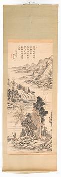 Roll painting, unidentified artist, Japan first half of the 20th century.