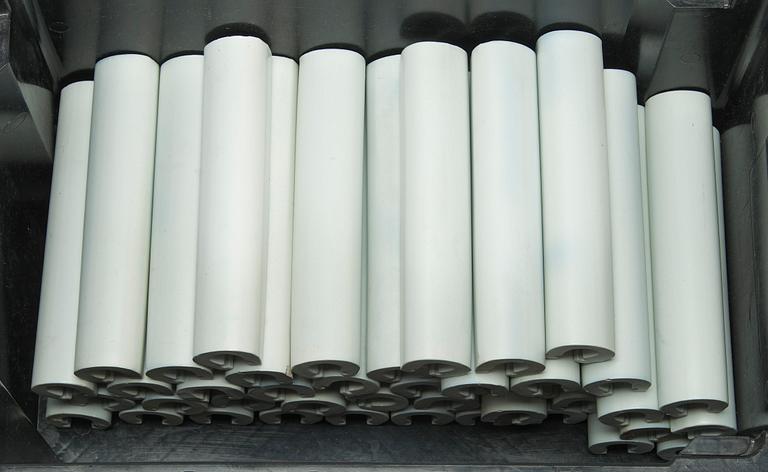 Alvar Aalto, Circa 140 ceramic tile bars manufactured by Arabia mid 1950s.