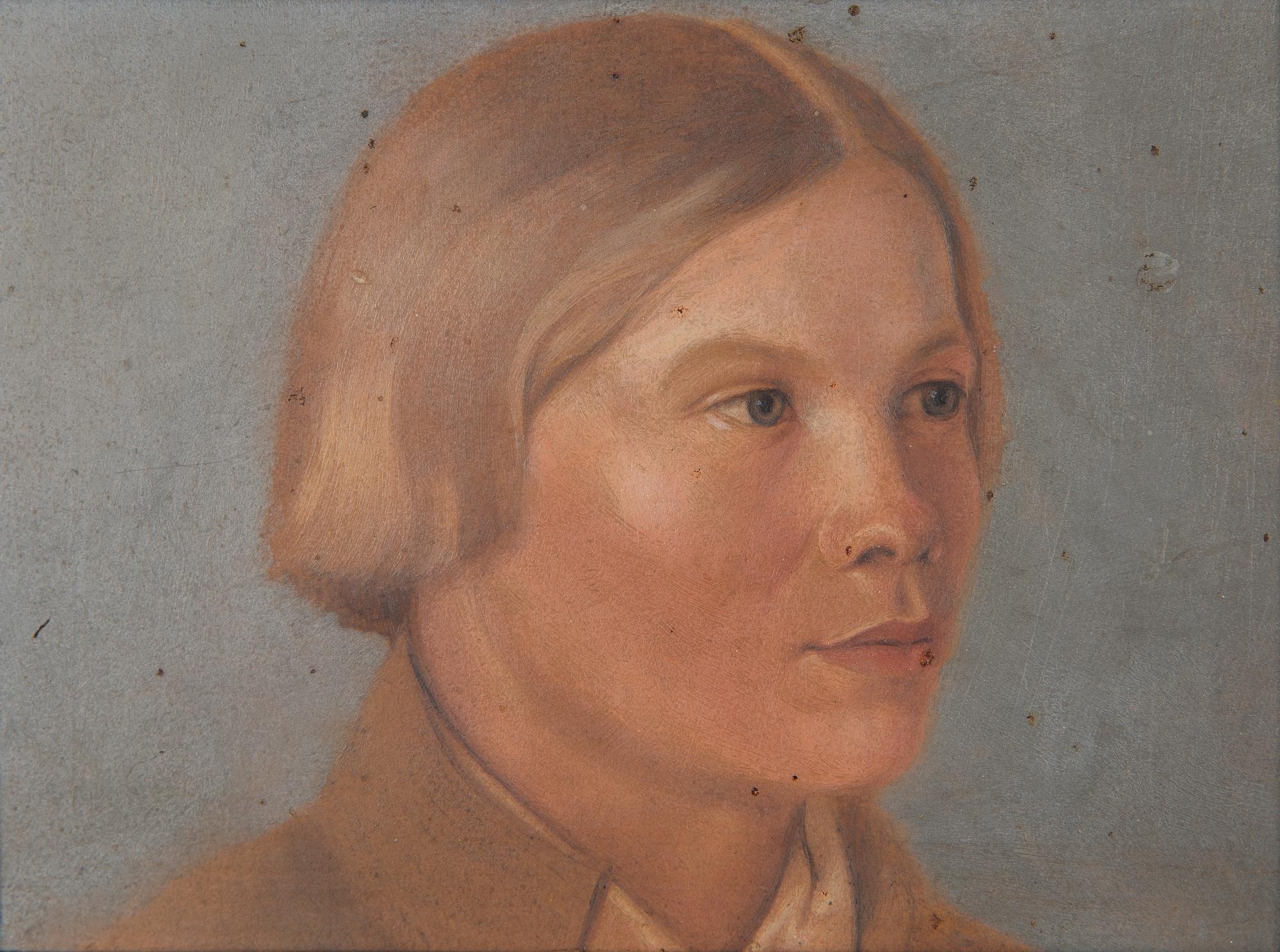 Ferdinand von Wright, Male portrait.