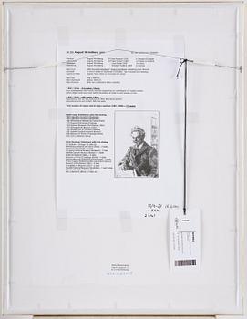 Anders Zorn, "August Strindberg".