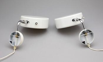 VÄGGLAMPOR, ett par, Ateljé Lyktan, Åhus, 1900-talets mitt.