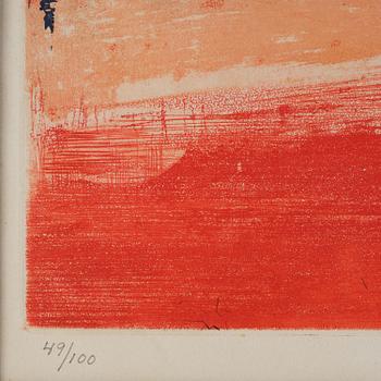 Zao Wou-ki, Untitled, from: Nobel Prize Portfolio.