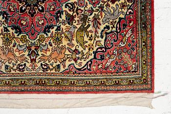 Matta, Ghom, silke, ca 60 x 80 cm..