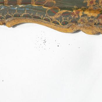 A Rococo style table mirror, probably southern Europe, around the year 1900.