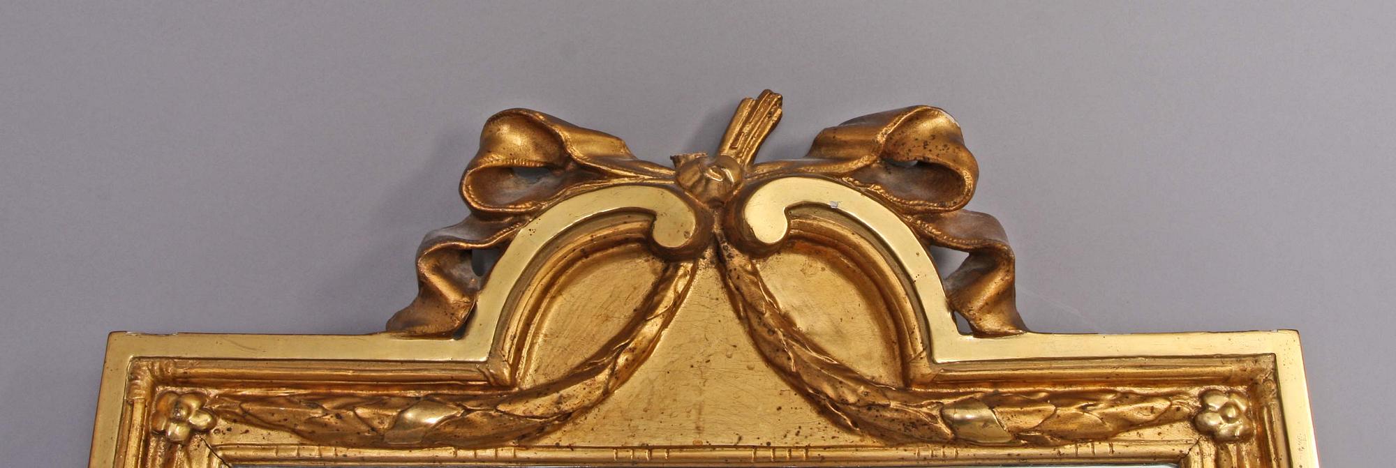SPEGELLAMPETT, gustaviansk, 1700-talets slut, förgylld.