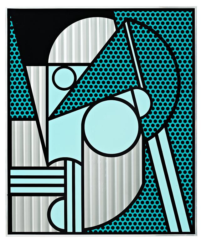 Roy Lichtenstein, "Modern head #4".