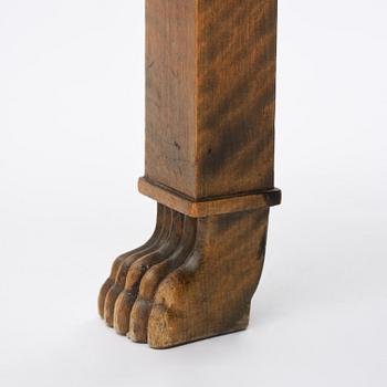 Axel Einar Hjorth, a "Caesar" stained birch and leather armchair, Nordiska Kompaniet, Sweden, 1929.
