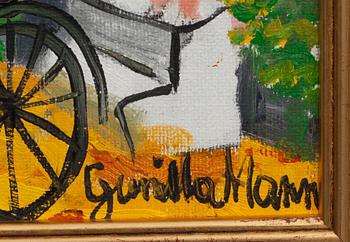 GUNILLA MANN, olja på duk, signerad.