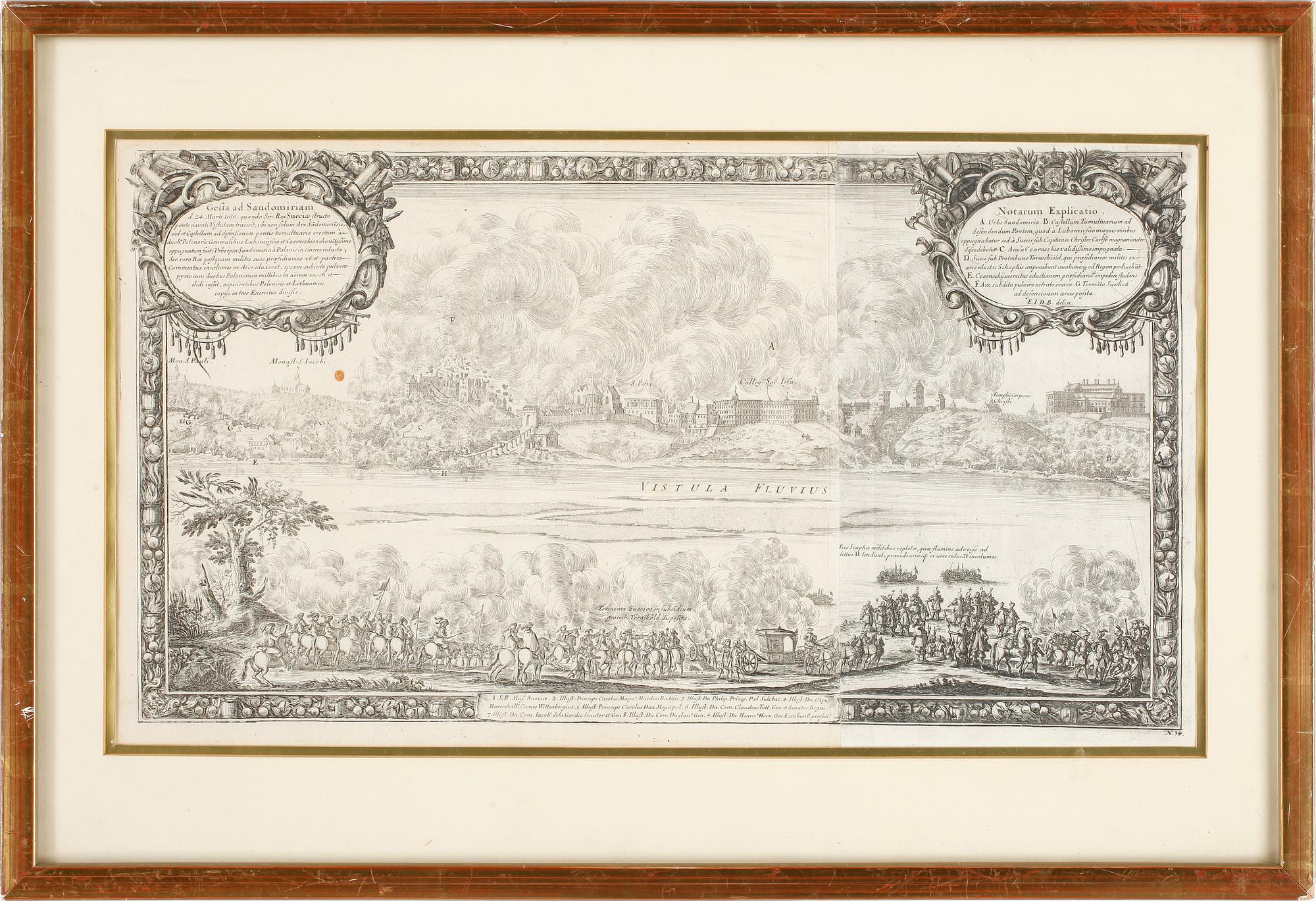 OKÄND KONSTNÄR, gravyr, 1600/1700-tal.