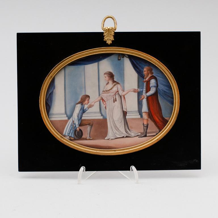 OKÄND KONSTNÄR, gouache, 1700-/1800-tal.