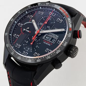 TAG HEUER, Carrera Nismo, wristwatch, chronograph, 43 mm.