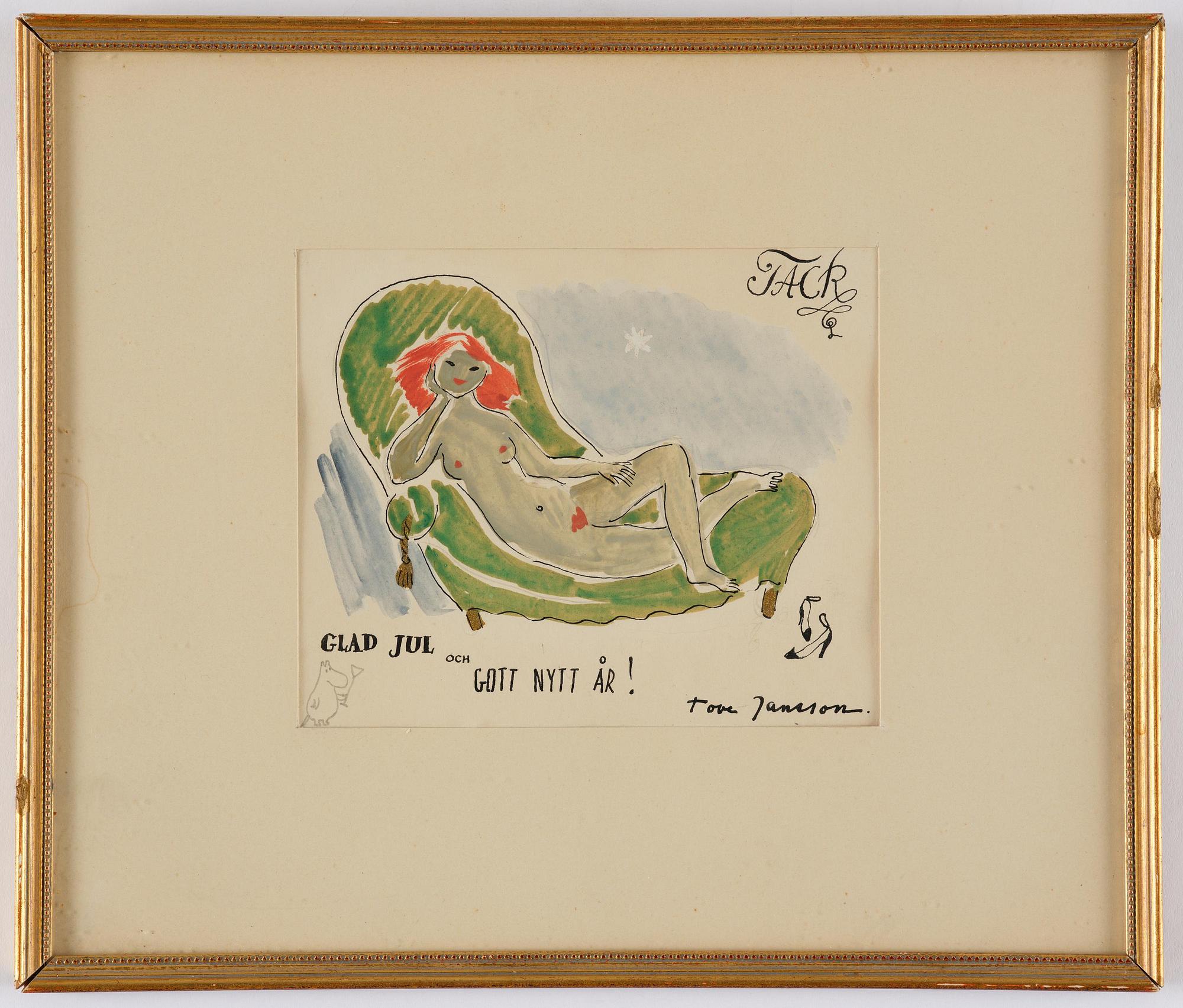 Tove Jansson, "Tack, Glad Jul och Gott Nytt År".
