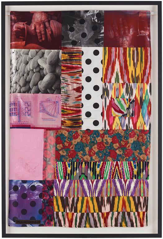 Robert Rauschenberg, "Samarkand Silks lV".