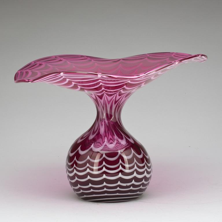 VAS, glas, Murano, 1900-talets andra hälft.