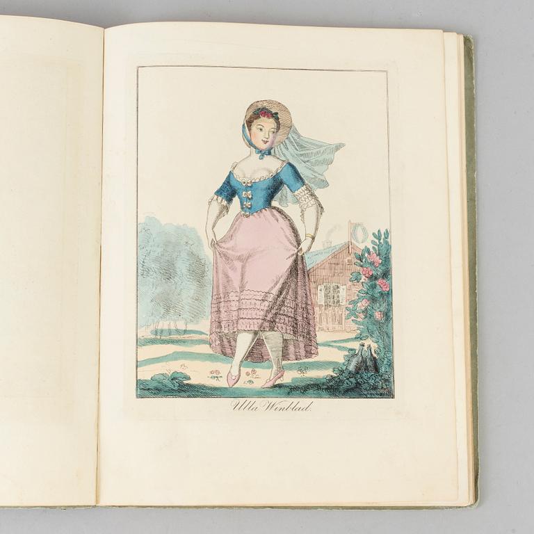 A 24 hand-coloured illustrations (etchings 25,5 by 19,5 cms) for Carl Michael Bellman’s Fredmans epistlar.