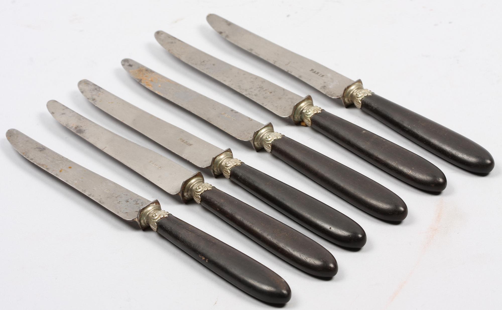 PARTI DIVERSE, 6 delar, porslin, glas, mässing, järn. 1800/1900-tal.