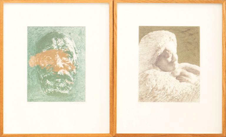 Ola Billgren, litografier, 2 st.