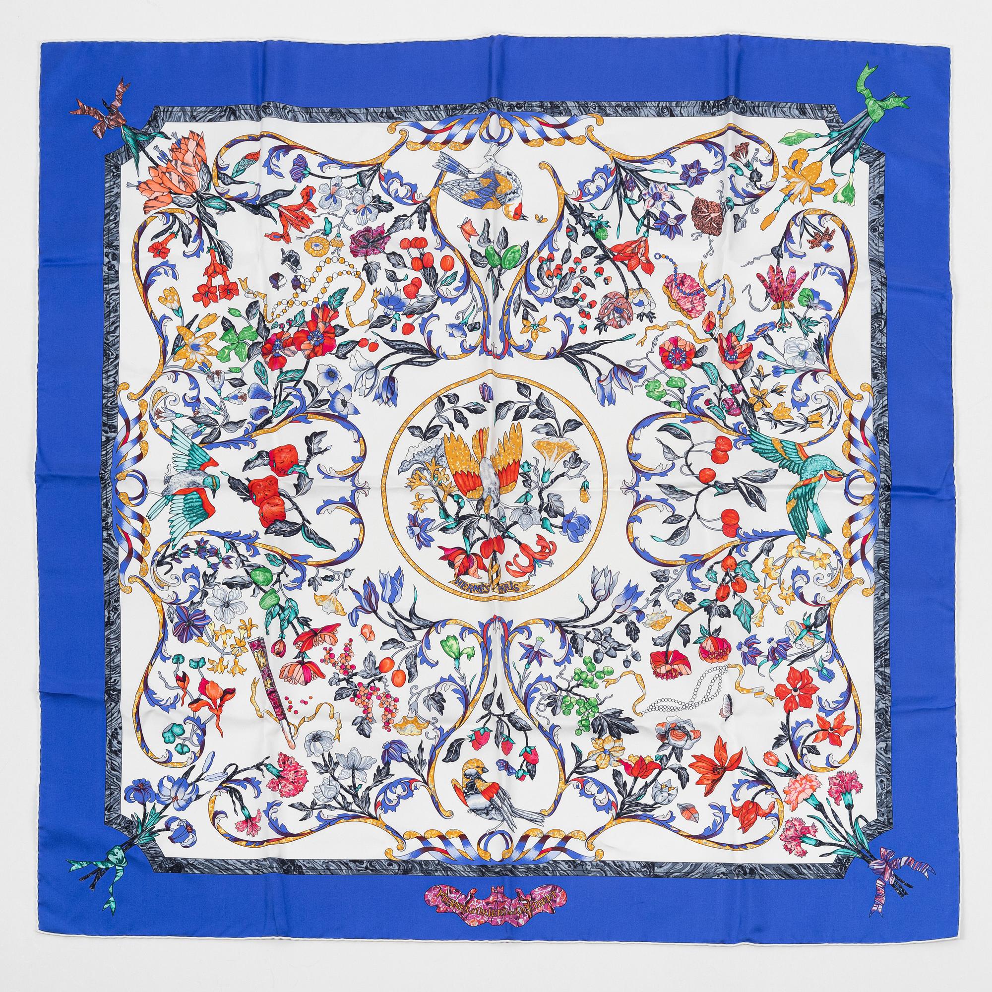 Hermès, scarf, "Pierres d'Orient et d'Occident".
