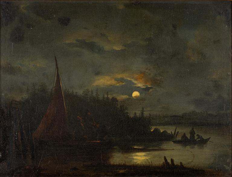 Joseph Magnus Stäck, tillskriven, olja på pannå.