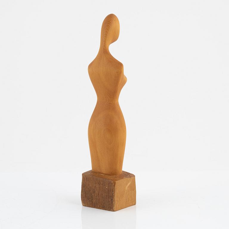 Johnny Mattsson, a pine sculpture, signed.
