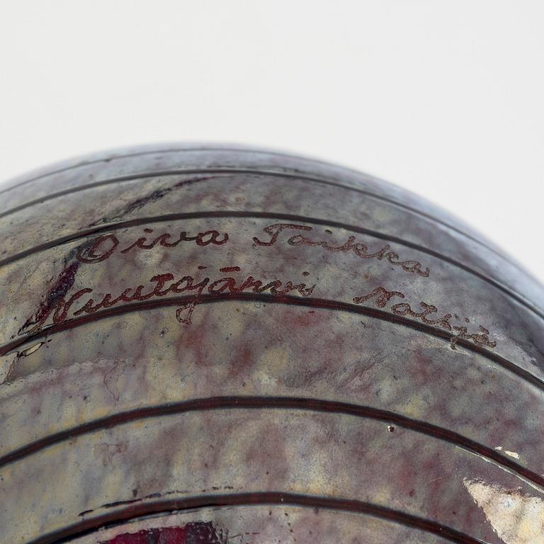 Oiva Toikka, Lasilintu, signeerattu Oiva Toikka Nuutajärvi Notsjö.