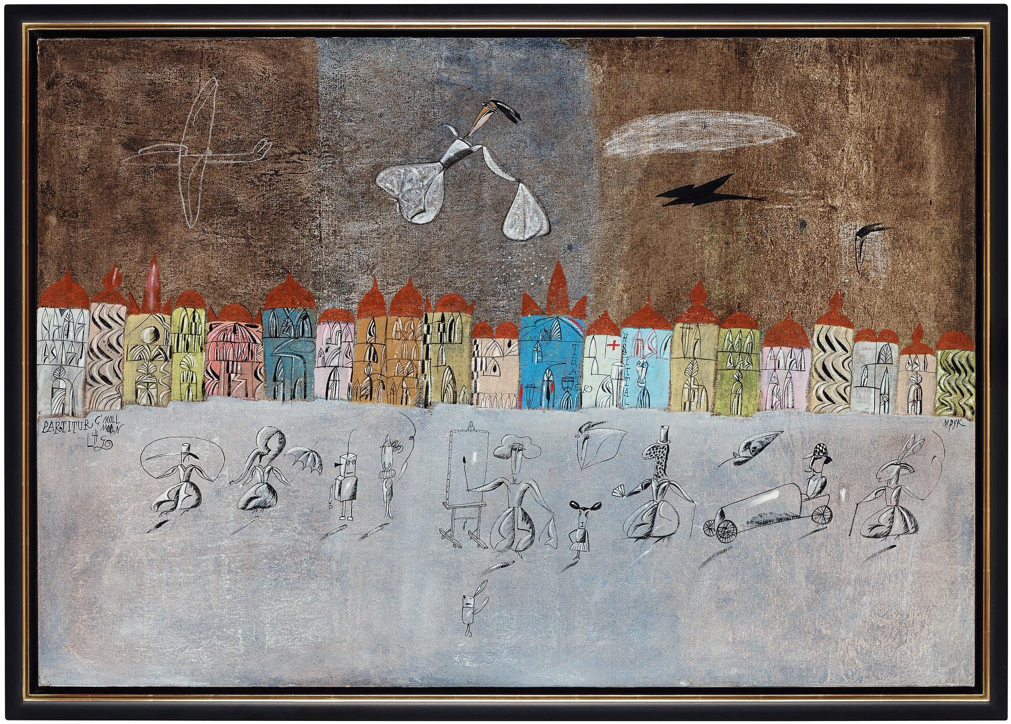 Madeleine Pyk, "Partitur G moll moln".