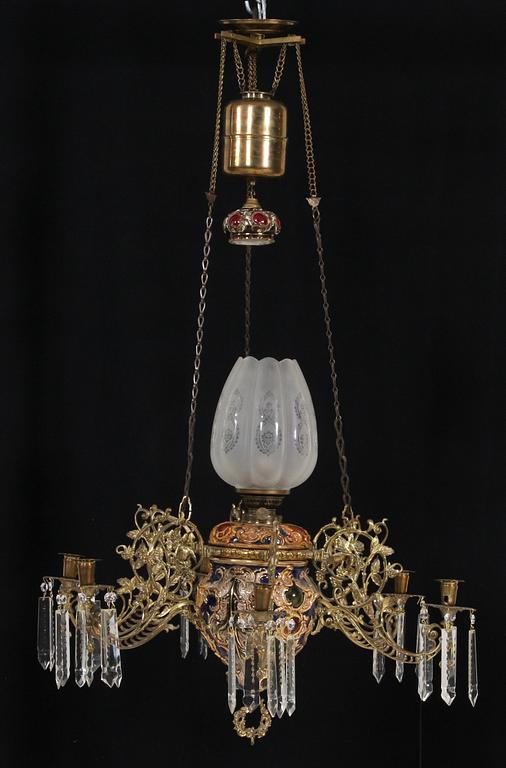 TAKFOTOGENLAMPA, 1800-talets andra hälft. H 55.