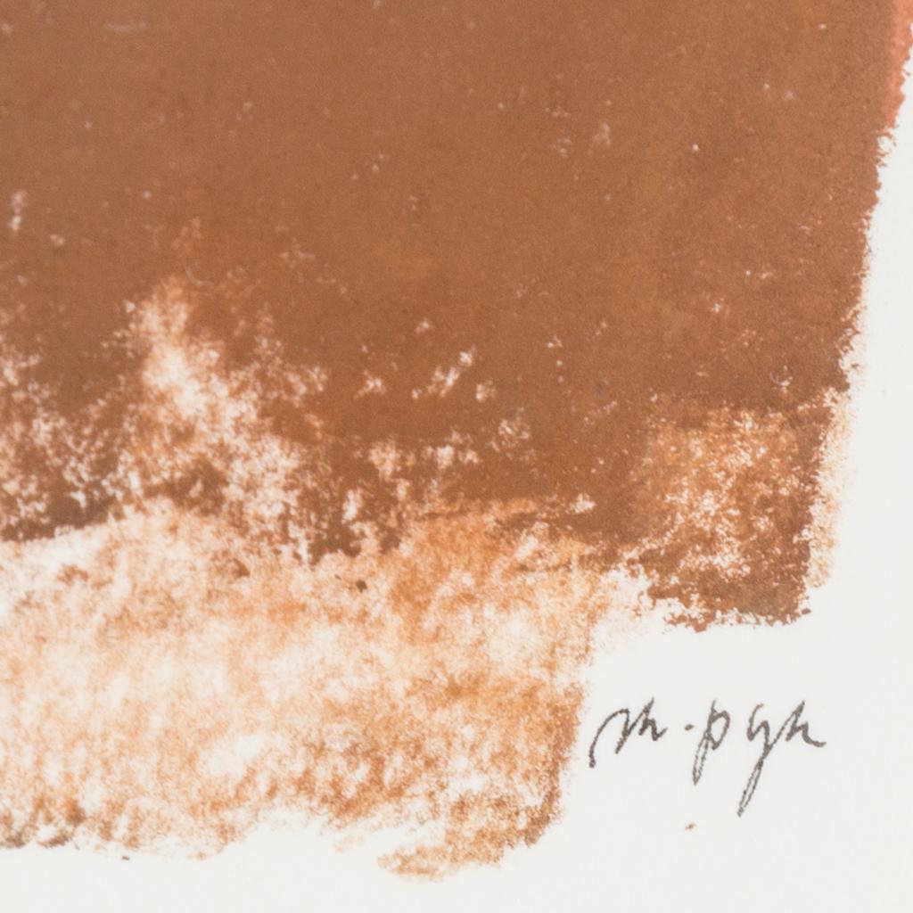 MADELEINE PYK, gouache, signed.