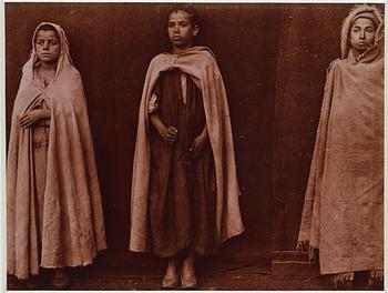 12 photographs of Kabylian children, ca 1910.