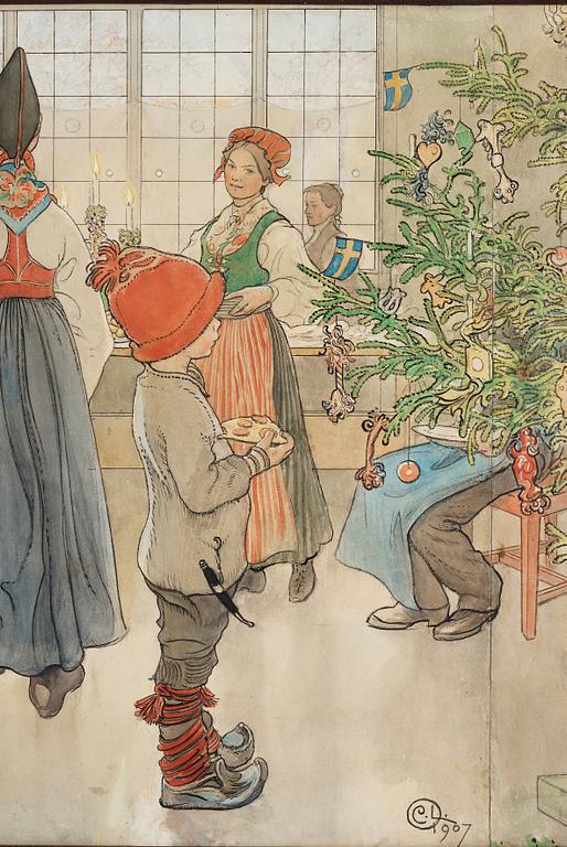 Carl Larsson, "Nu är det jul igen".