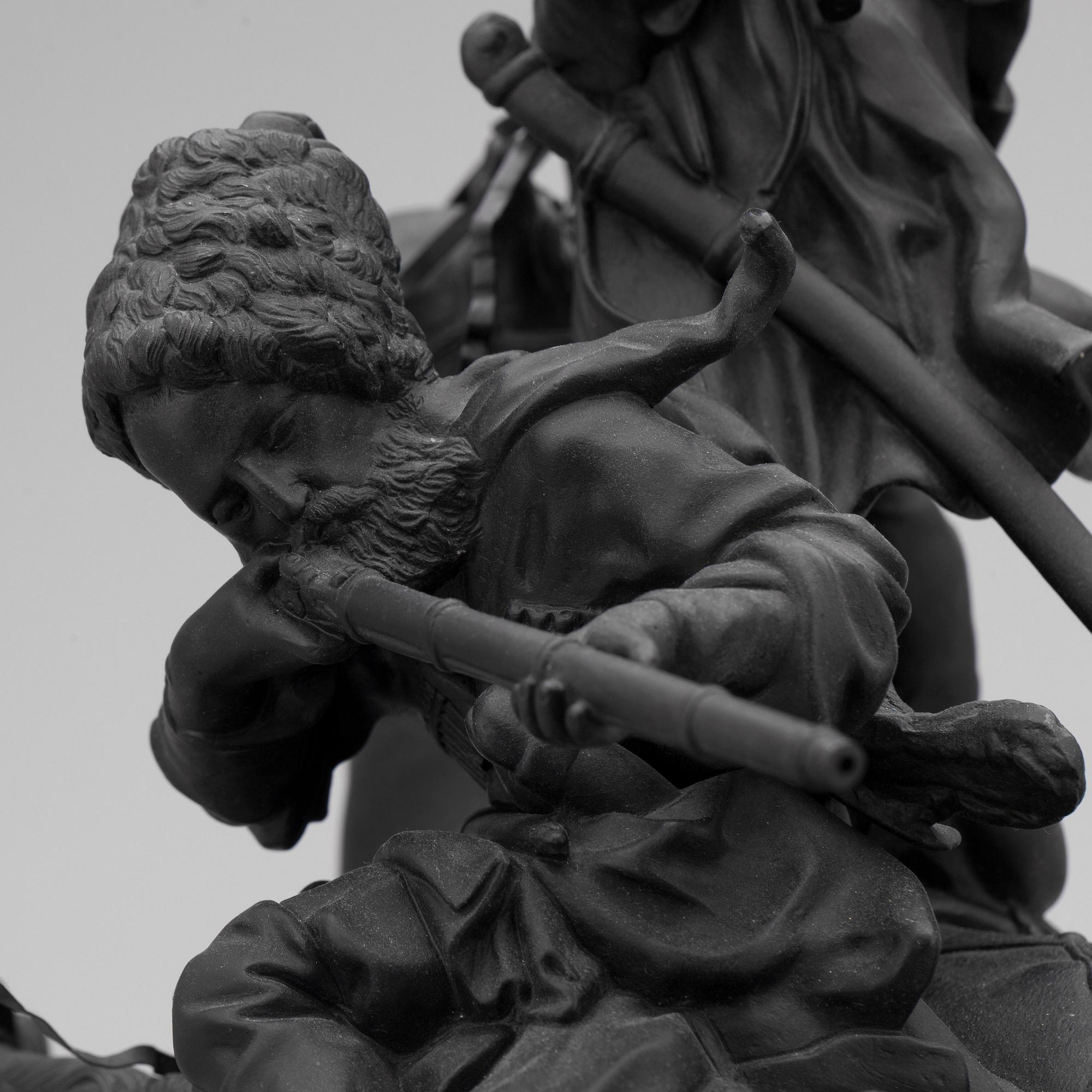 EVGENY ALEXANDROVITCH LANCERAY, efter, skulptur, gjutjärn, Ryssland 1900-tal.