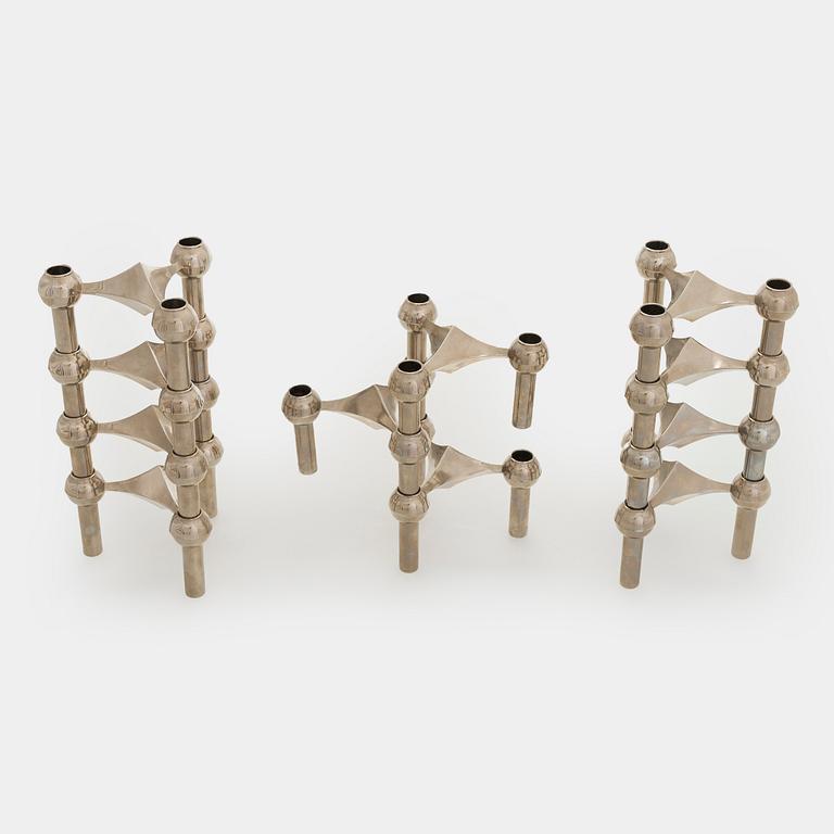 Caesar Stoffic & Fritz Nagel, ljusstakar,11 st Tyskland, 1900-talets senare hälft.