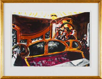 PETER DAHL, färglitografi, signerad och numrerad 311/375.