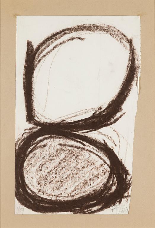 EDDIE FIGGE, pastel, signed and dated 1957.