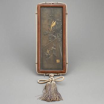 RELIEF, brons, Japan, Meiji, tidigt 1900-tal.