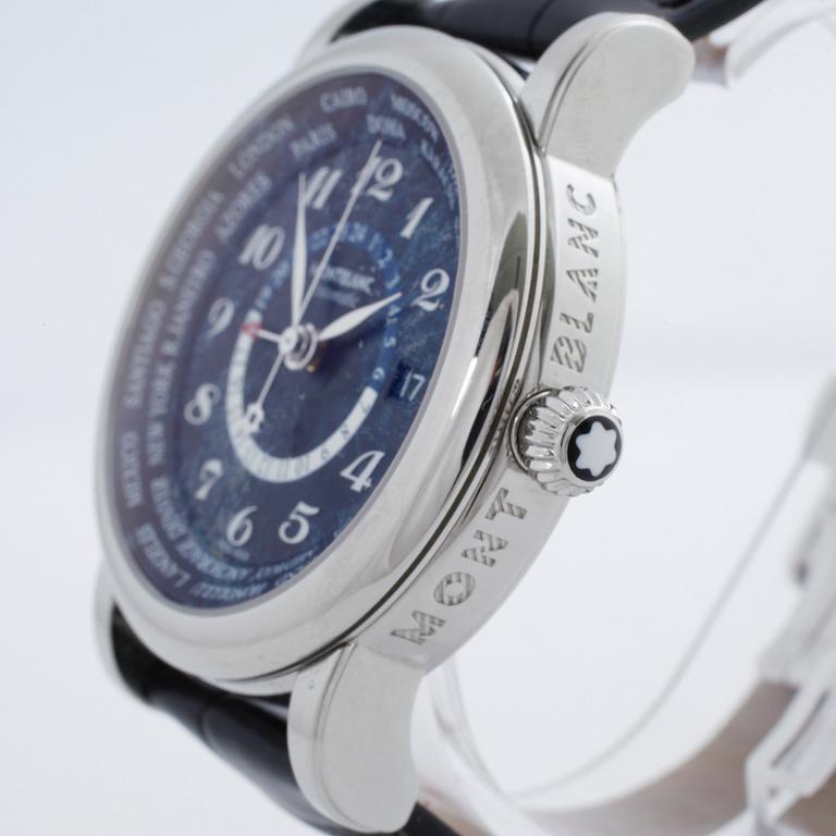 MONTBLANC, Meisterstück, Star World-Timer, armbandsur, 42 mm.