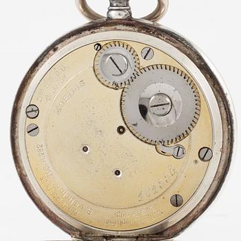 Courvoisier Frères, Mobilis, "Tourbillon", pocket watch, 52.5 mm.