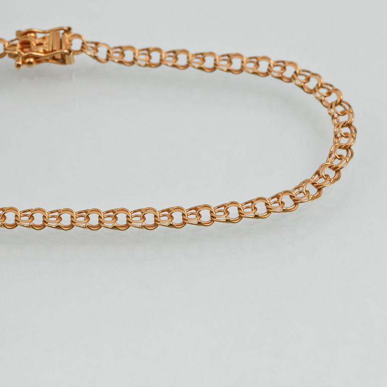 ARMBAND, 18K guld, Troides, Kiruna, 1938. Vikt 3,0 gram.
