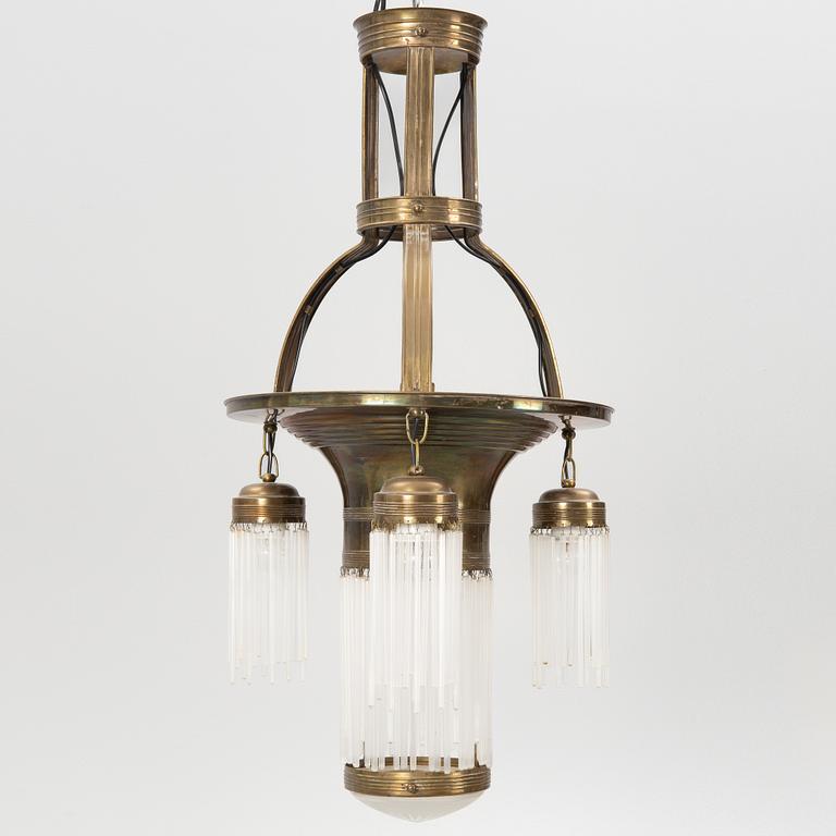 Taklampa, jugend, 1900-talets början.